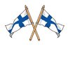 Suomen lippu-tarra, 165 x 100