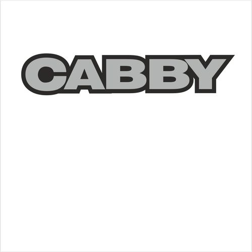 CABBY tarra, 300 x 58 mm, metallihopea / musta