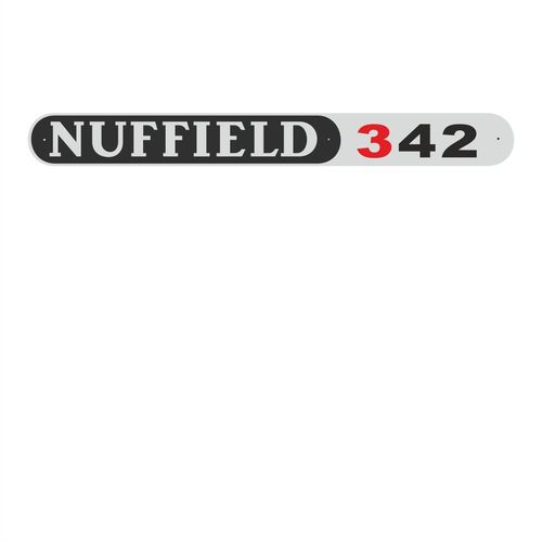 NUFFIELD 342 alumiini mallikilpi, 470 x 51 mm