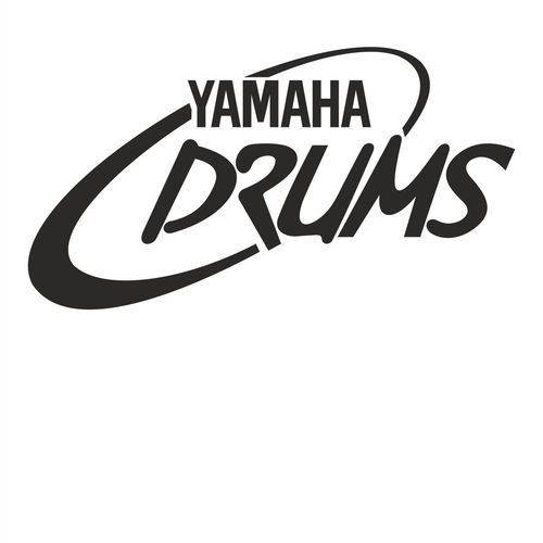YAMAHA Drums -tarra, 400 x 200 mm